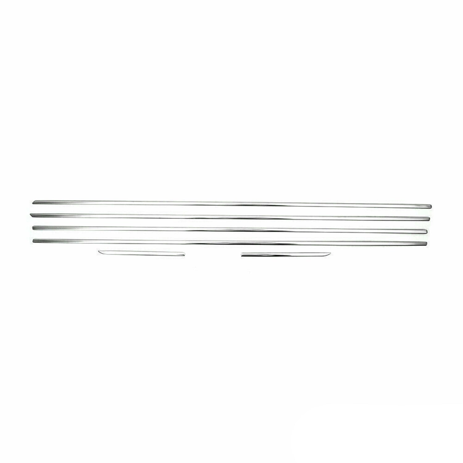 2010-2013 Lexus GX 460 Window Molding Trim Streamer Stainless Steel Silver 6 Pcs