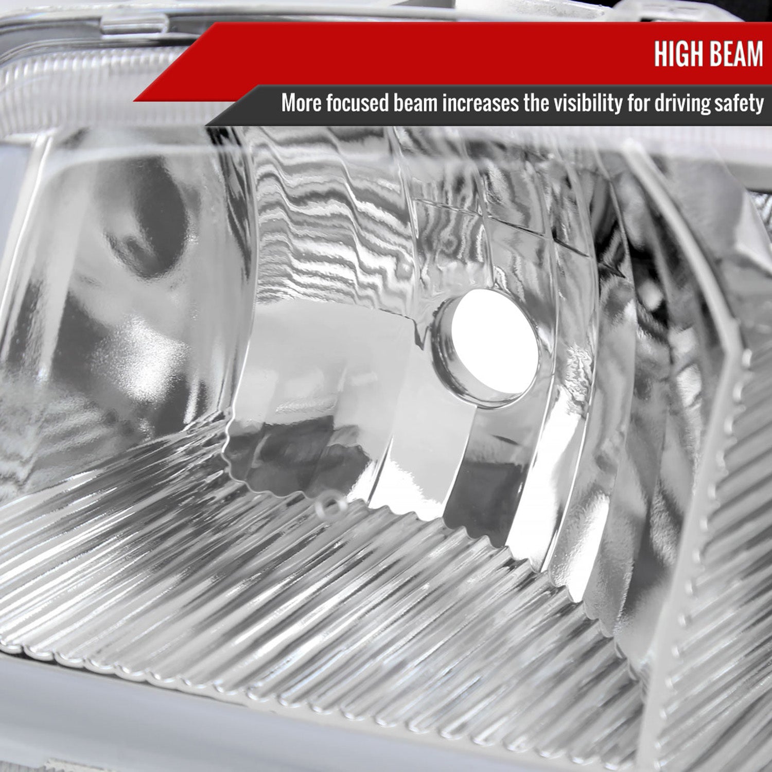 1999-2006 GMC Sierra/ 00-2006 Yukon/Yukon XL LED Tube Factory Headlights Chrome