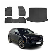 2019-2025 Cadillac XT4 Floor Mats & Cargo Liner Full Set Black