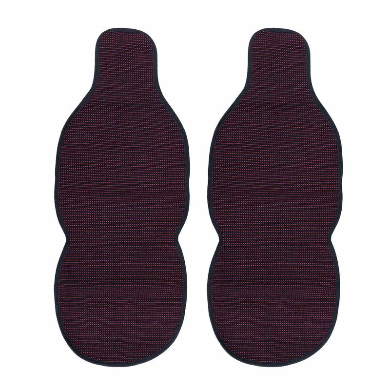 Volvo Antiperspirant Front Seat Cover Pads Black Red 2 Pcs