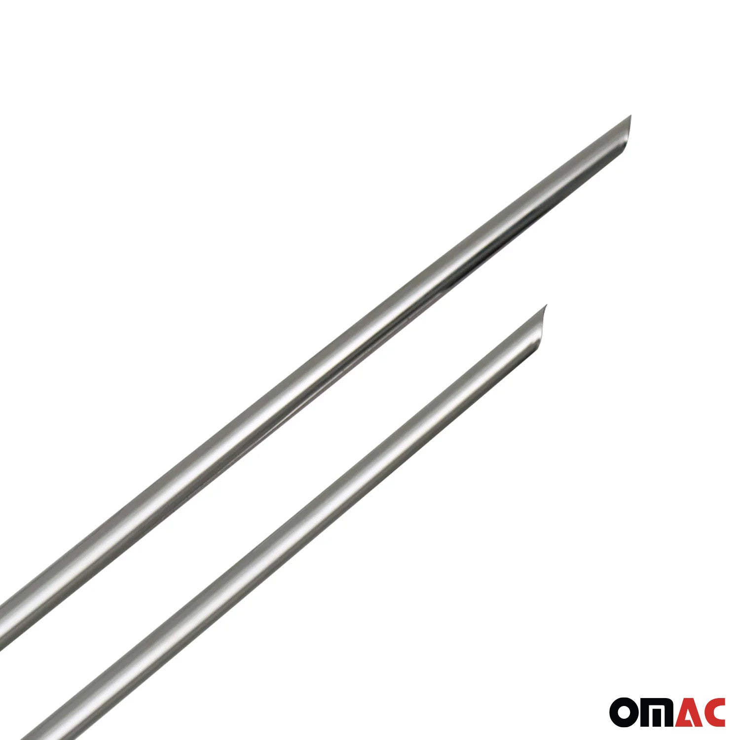 2017-2020 Nissan Rogue Sport Front Bumper Lower Trim Molding Stainless Steel Silver 2Pcs