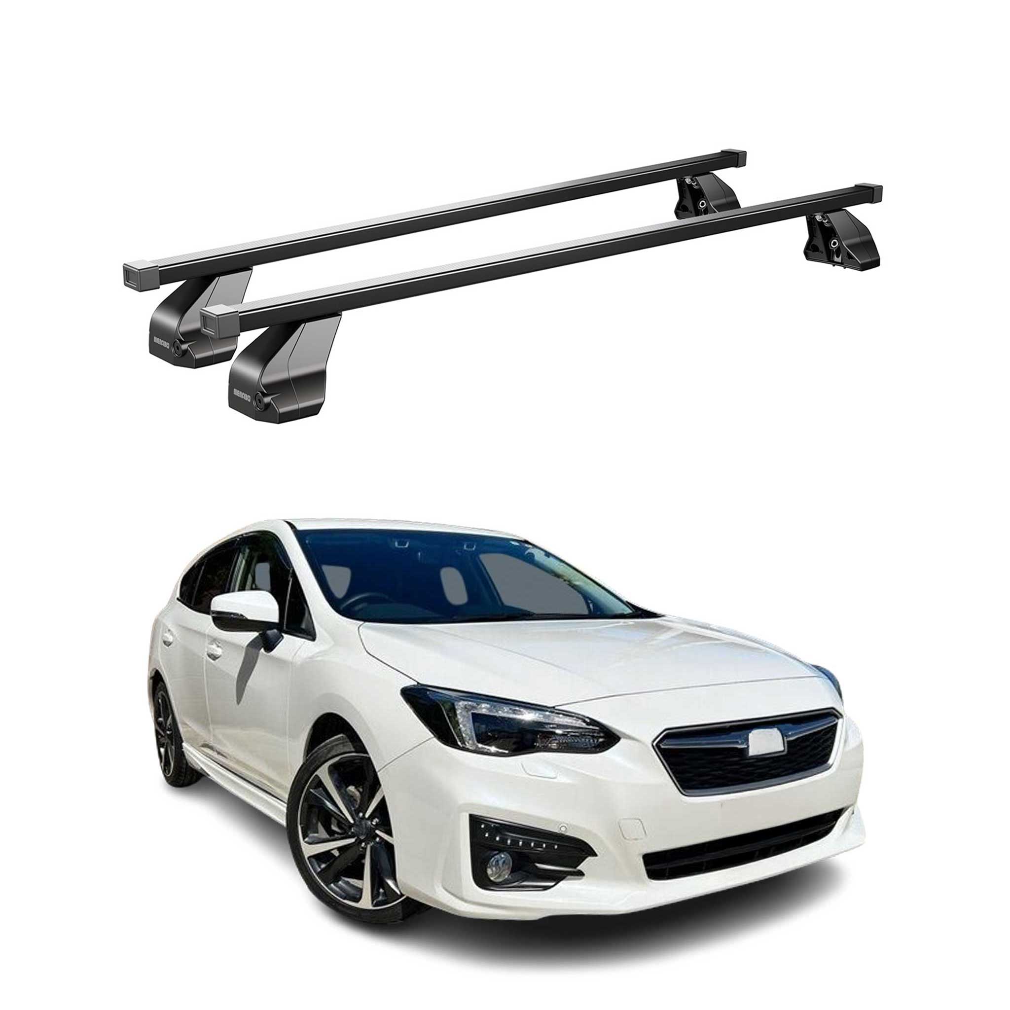 2017-2023 Subaru Impreza Roof Rack Cross Bars Black