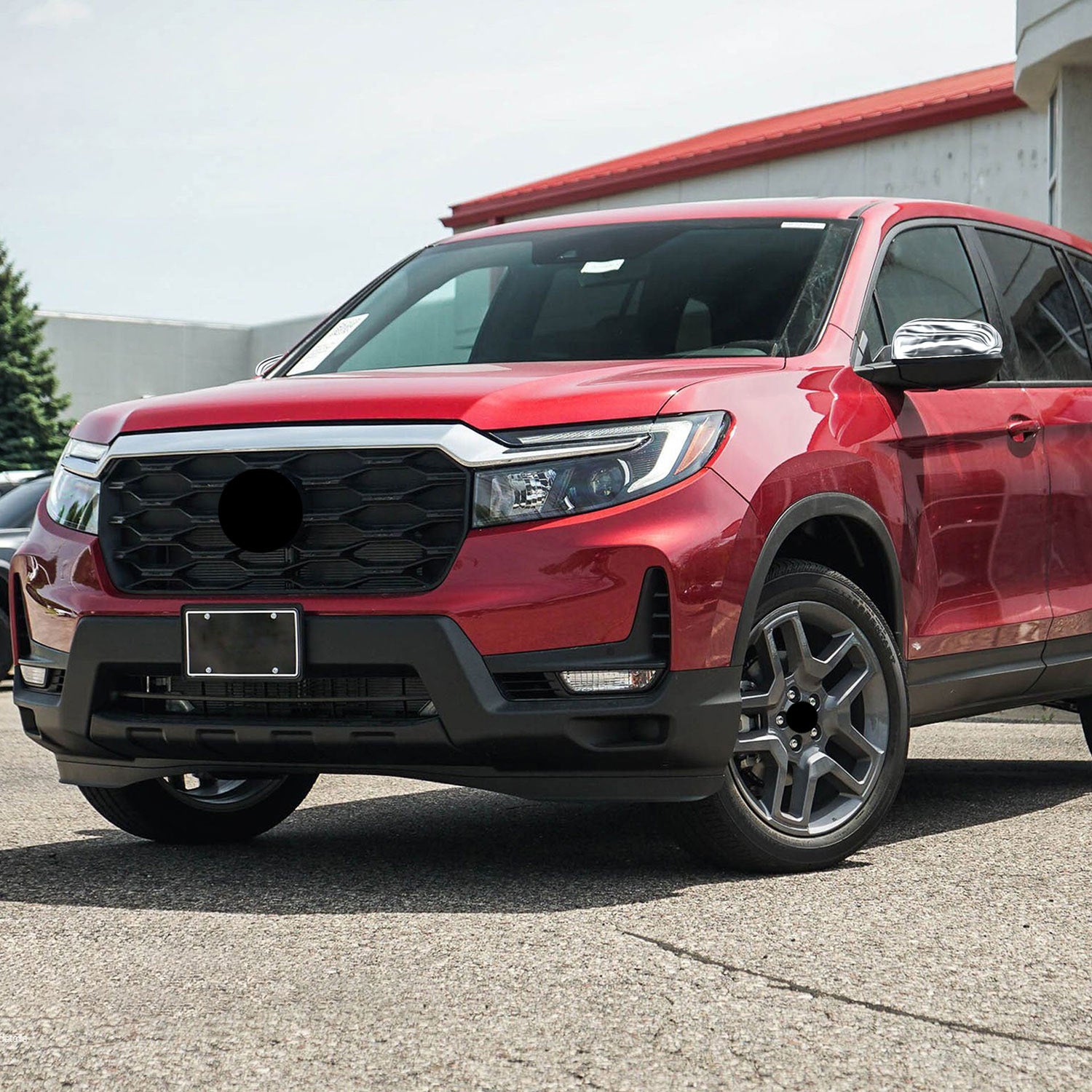 2017-2025 Honda Ridgeline Mirror Cover Caps Chrome 2Pcs ABS Plastic
