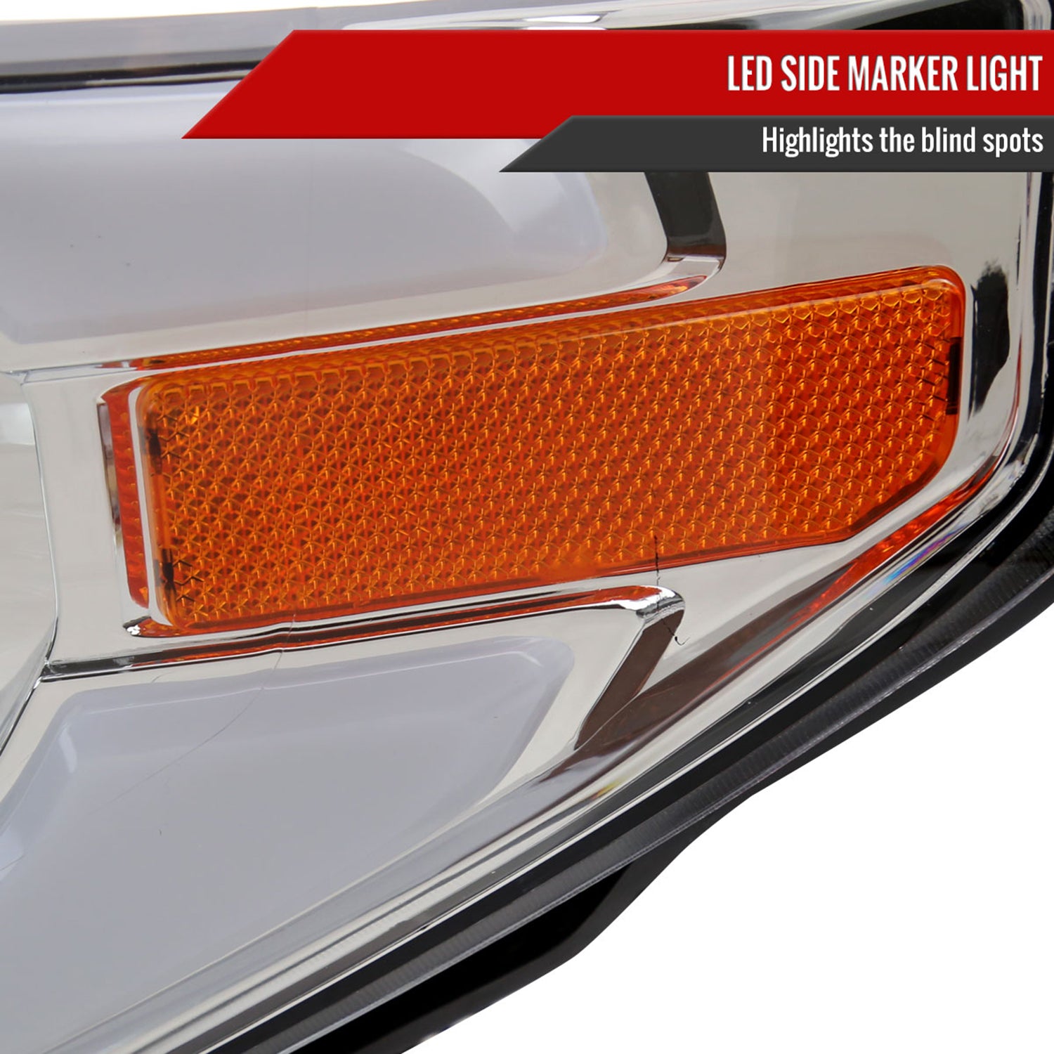 2014-2021 Toyota Tundra LED Projector Headlights Chrome Housing/Clear Lens