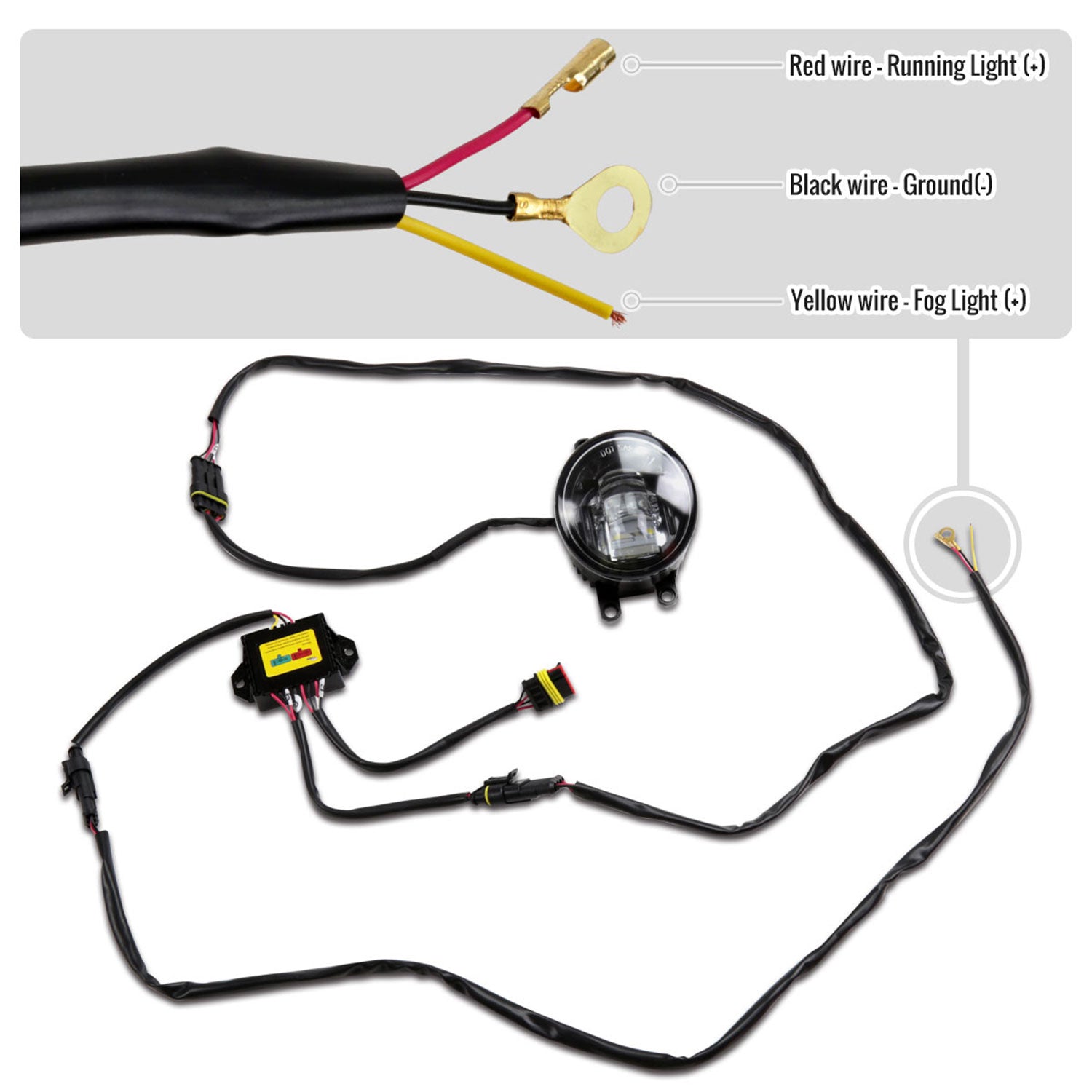 2014-2020 Toyota Tacoma/Tundra/Corolla/Highlander/RAV4 LED Fog Lights Chrome