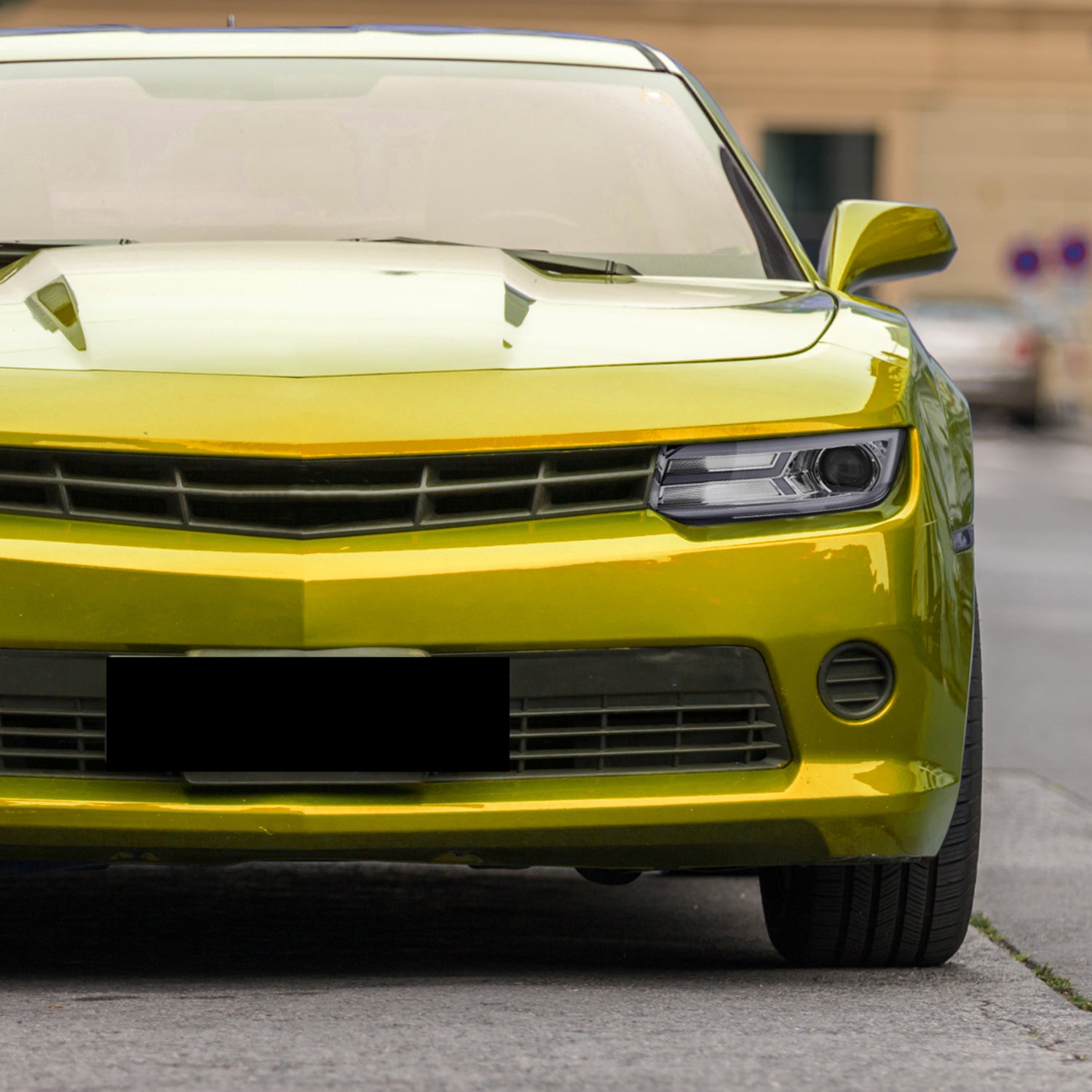 2014-2015 Chevy Camaro LED Projector Headlights Turn Signal Lights Chrome