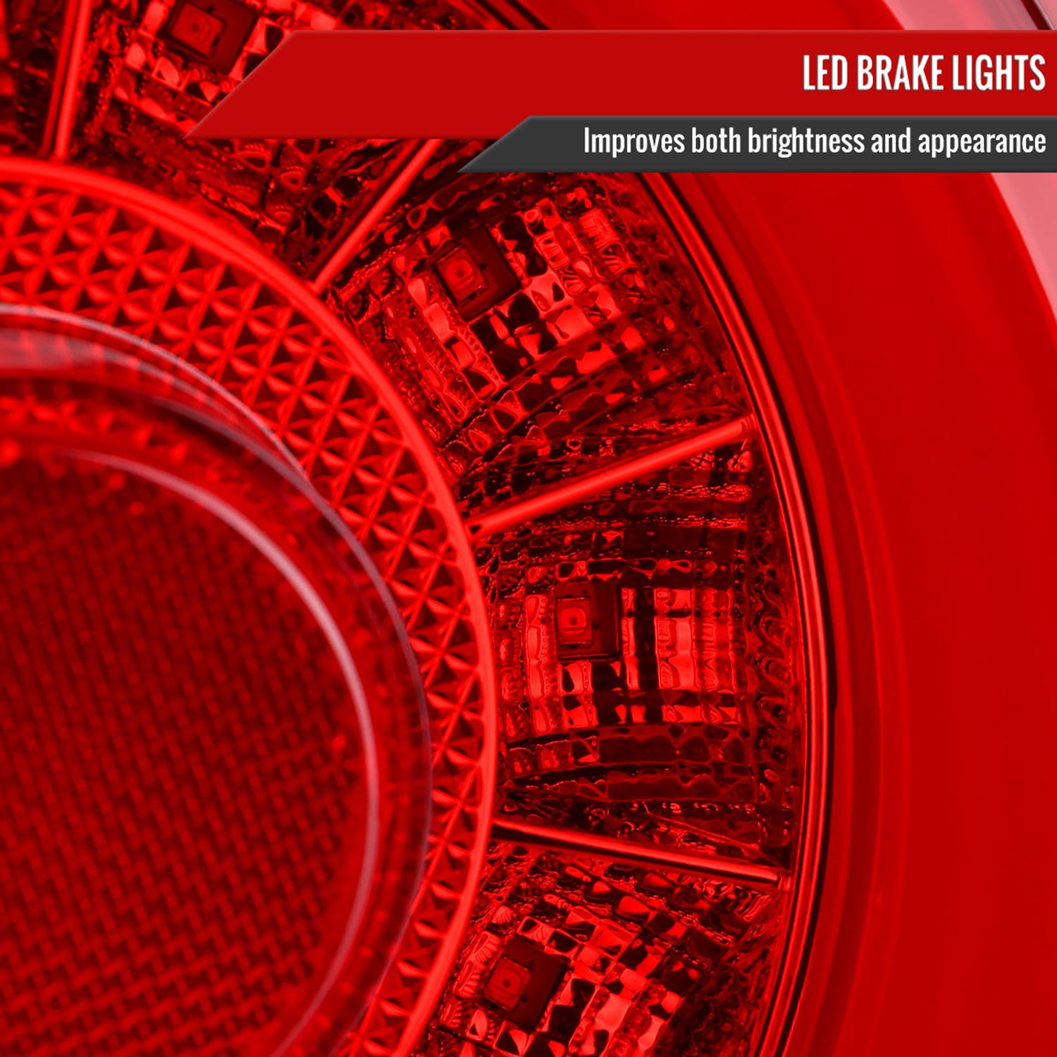 1999-2002 Nissan Skyline GT R34 JDM Red LED Tail Lights Chrome/Red Lens