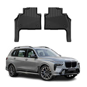 2019-2025 BMW X7 G07 Premium Floor Mats Liners 6 Seats Second Row Rear Black
