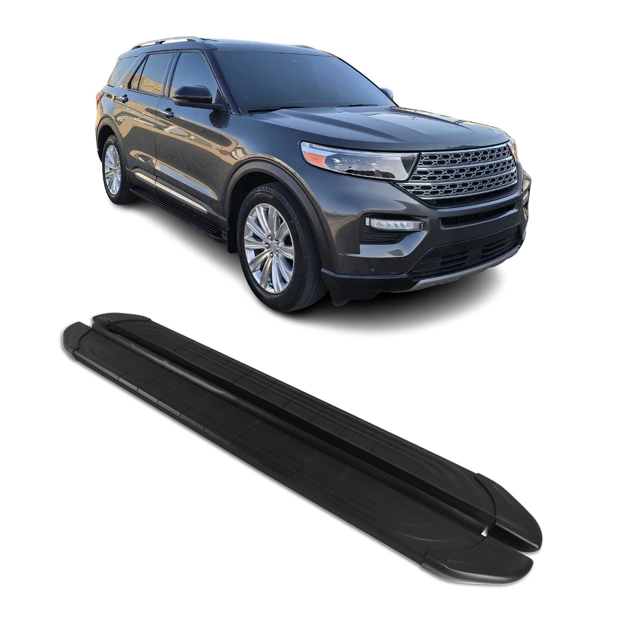 2020-2025 Ford Explorer Nerf Bar Side Step Running Boards Alu 2x