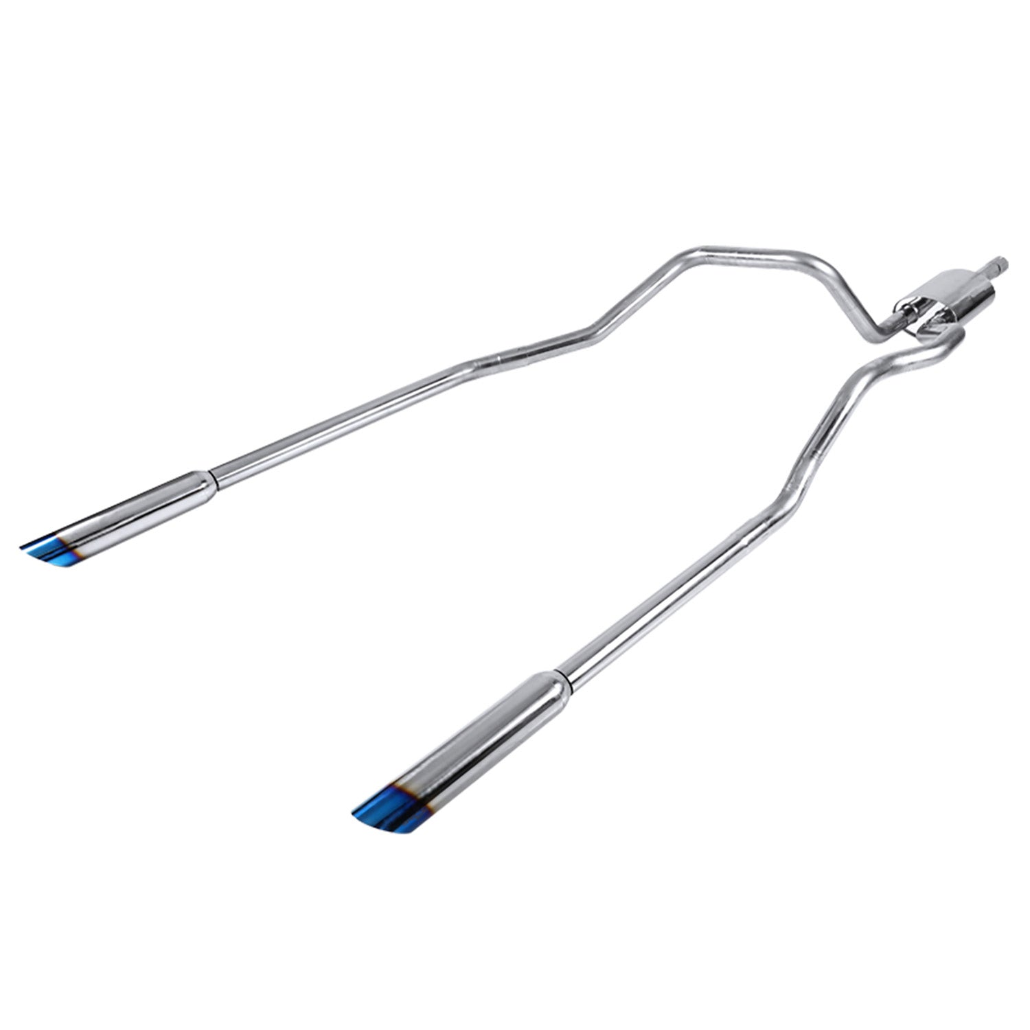 2004-2008 Ford F-150 4.6L/5.4L V8 Dual Catback Exhaust Burnt Tips