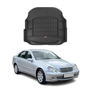 2001-2009 Mercedes C Class W203 Sedan Premium Cargo Liner Trunk Mat All Weather Heavy Duty Black