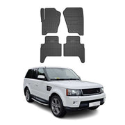 2006-2013 Land Rover Range Rover Sport Floor Mats Liners Full Set All Weather Rubber