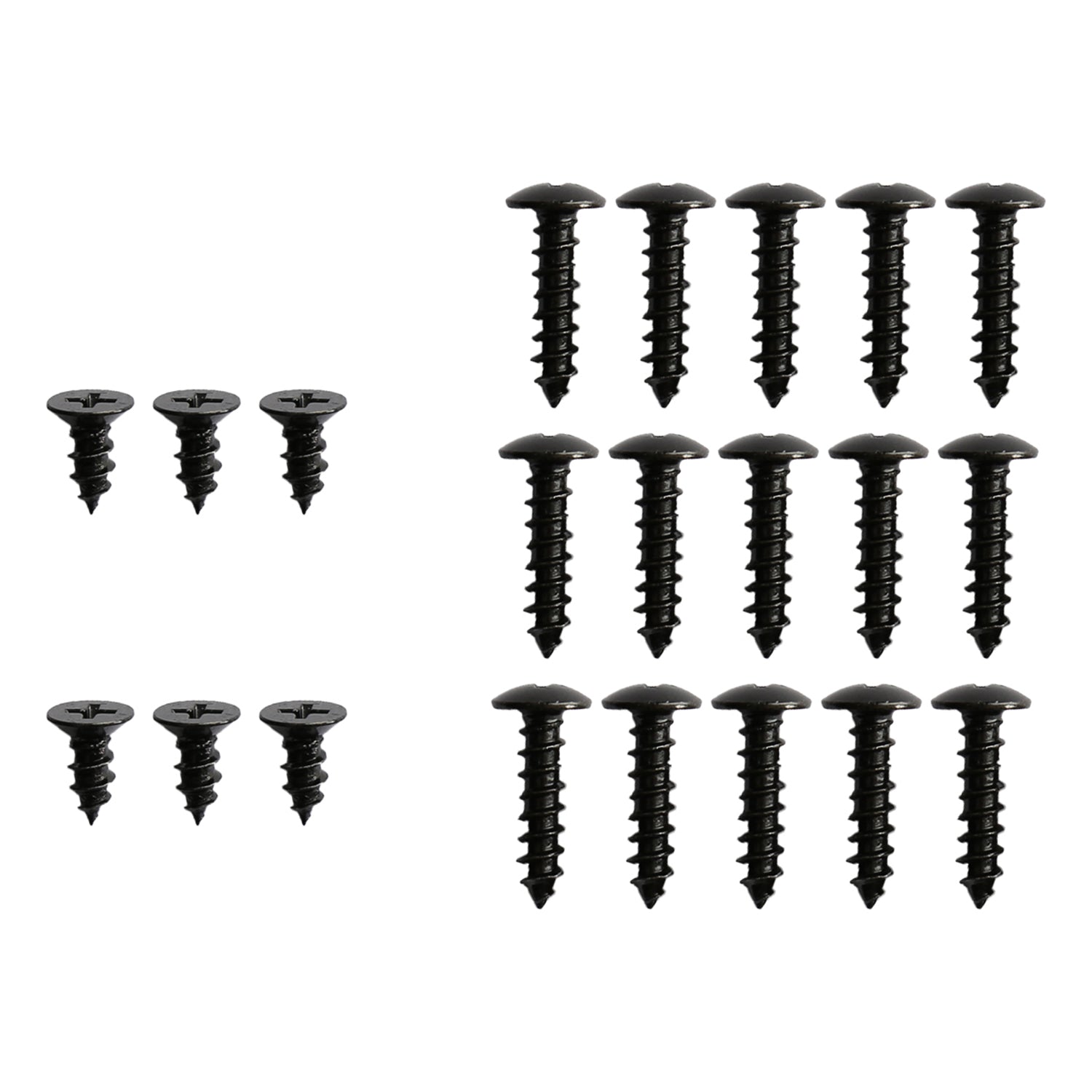 2018-2020 Honda Accord Glossy Black Polypropylene 3Pcs Front Bumper Lip