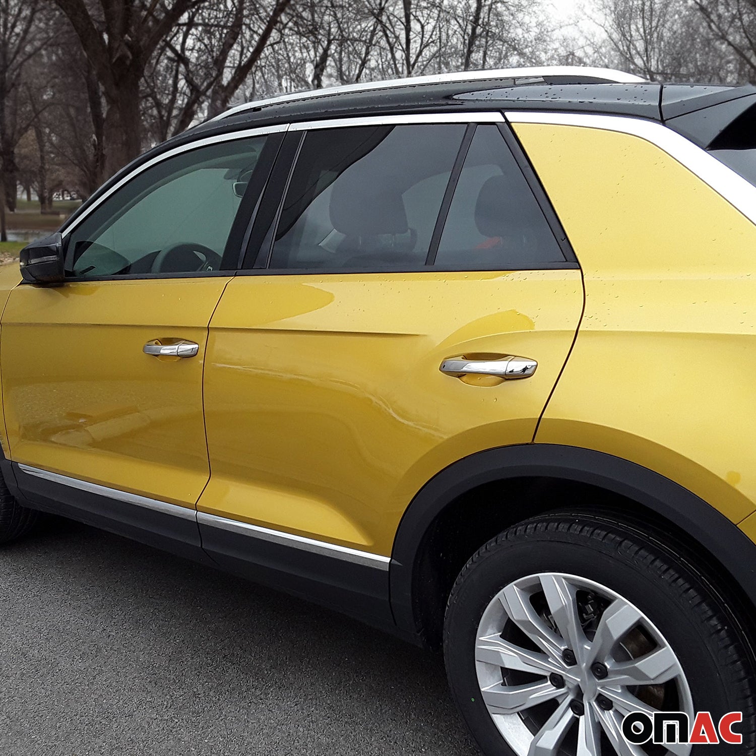 2015-2021 VW Golf Car Door Handle Cover Protector Stainless Steel Chrome 4 Pcs