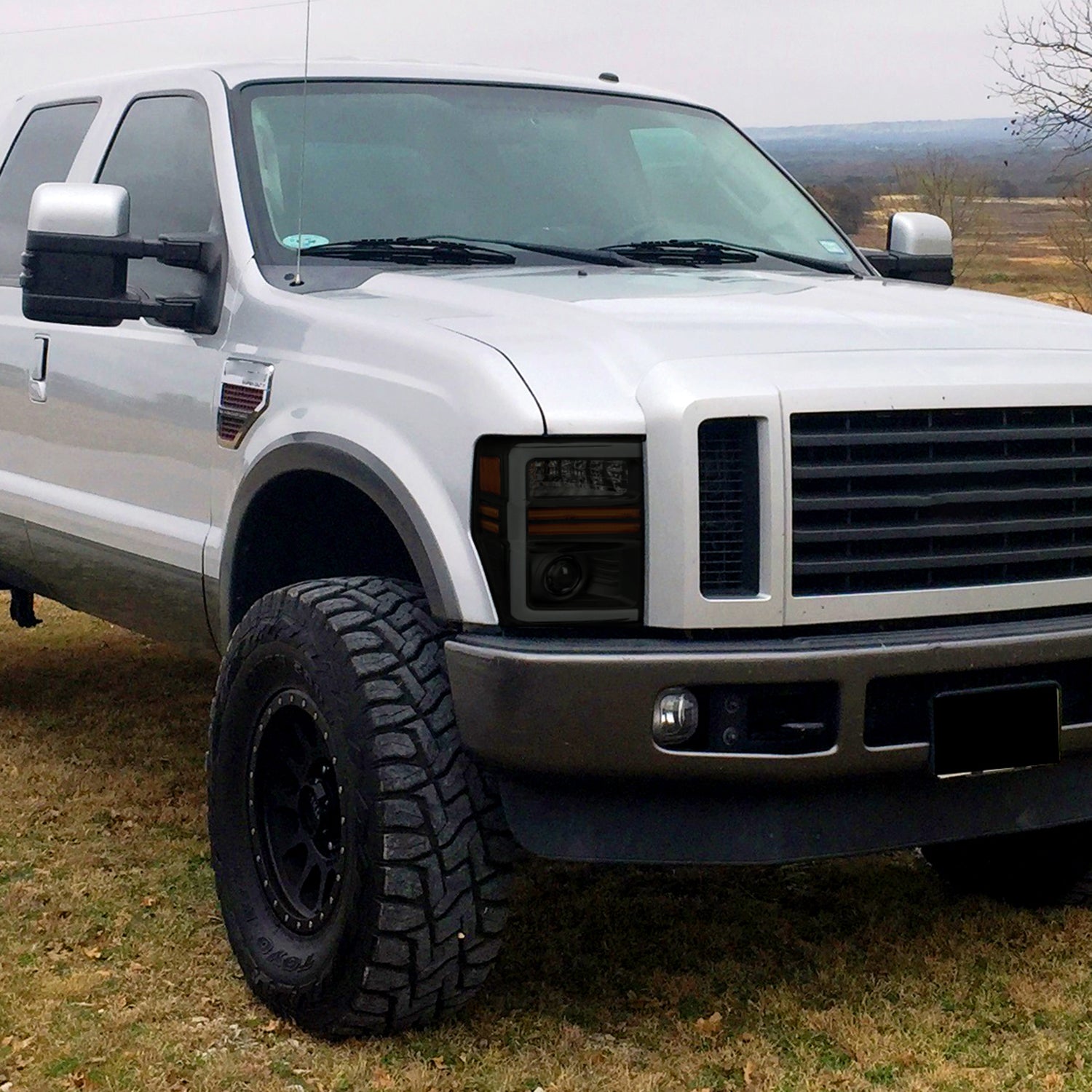 2008-2010 Ford F-250/350/450/550 Super Duty Headlights LED Signal Smoke