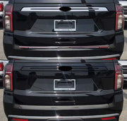 2021-2024 Chevrolet Suburban / Tahoe Tailgate Molding Gloss Black 1Pcs ABS Plastic
