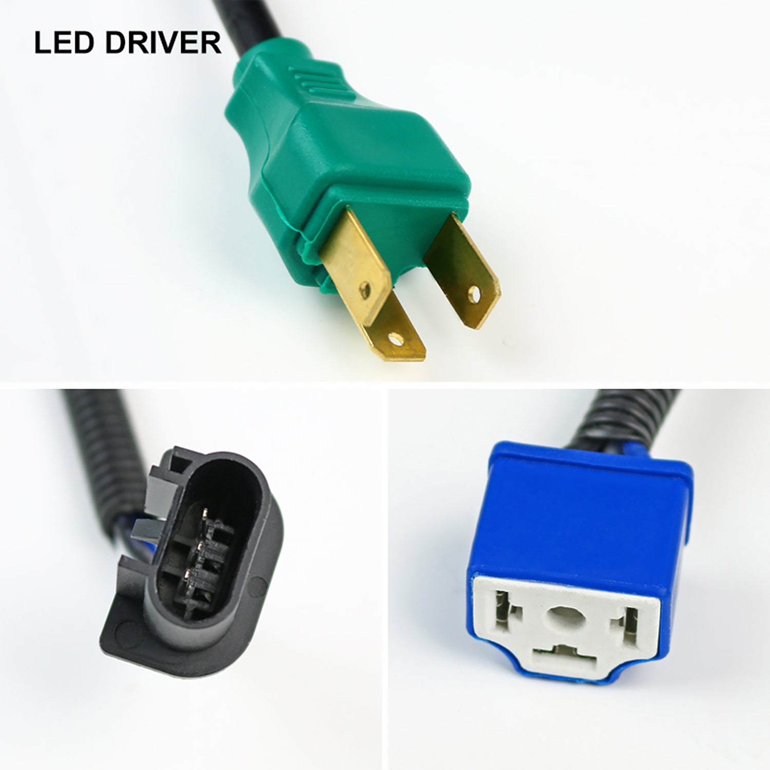 Universal 7" Cree LED Projector Headlight - 1PC Matte Black Housing/Clear Lens