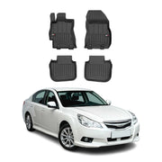 2010-2014 Subaru Legacy Premium Floor Mats Liners Full Set All Weather Heavy Duty