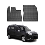 2015-2022 RAM ProMaster City Floor Mats Liners Full Set All Weather Rubber Black