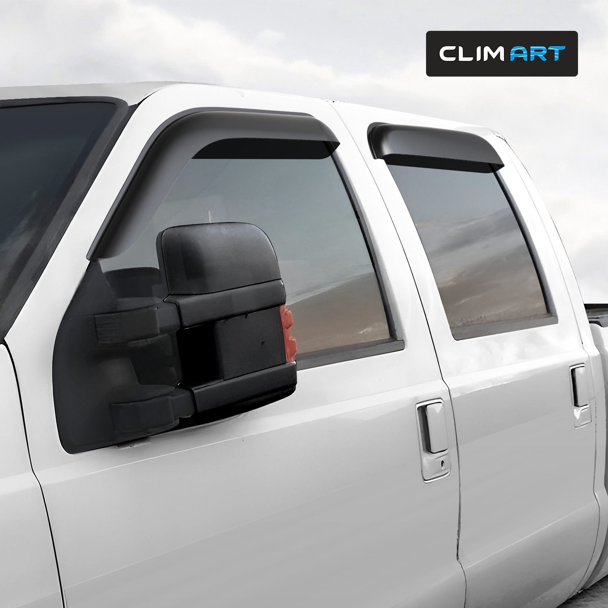 Wind Deflectors for Ford F250 F350 F450 F550 Super Duty 2017-2026 SuperCrew
