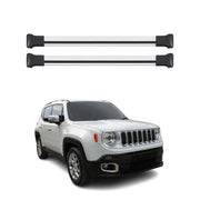 2015-2024 Jeep Renegade Roof Rack Cross Bars Silver