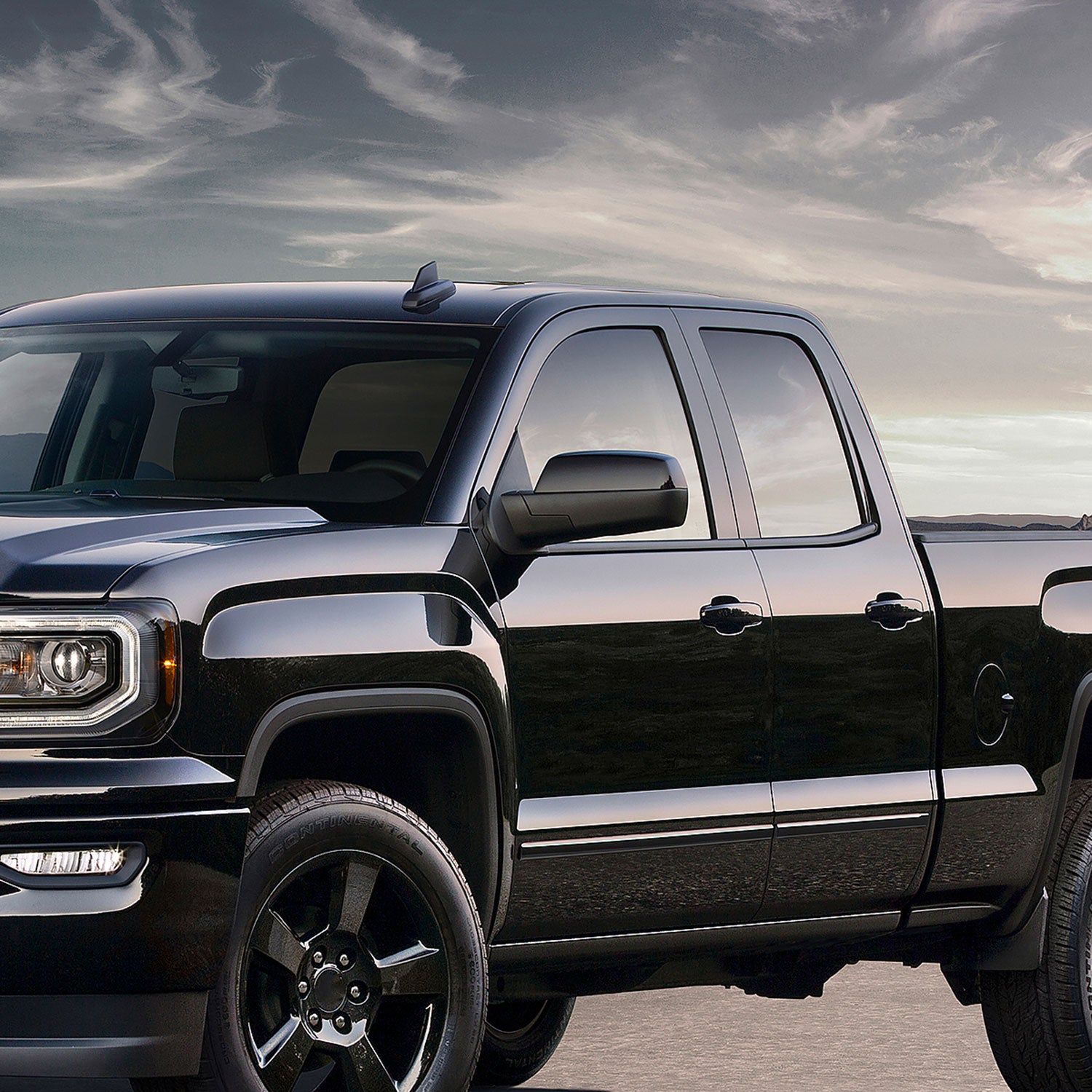 2014-2018 Chevy Silverado/GMC Sierra Matt Black Heated Side Mirror Driver Side