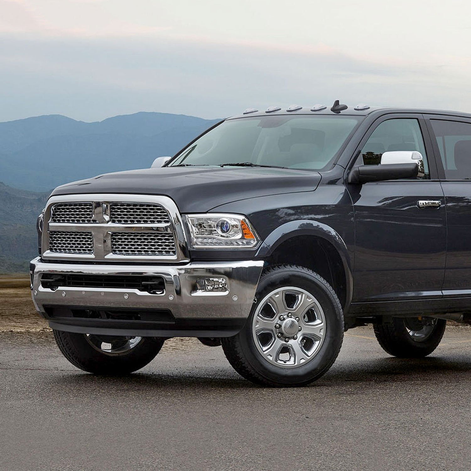 2009-2018 Dodge RAM 1500 / RAM 2500 3500 LED Bar Headlights Chrome