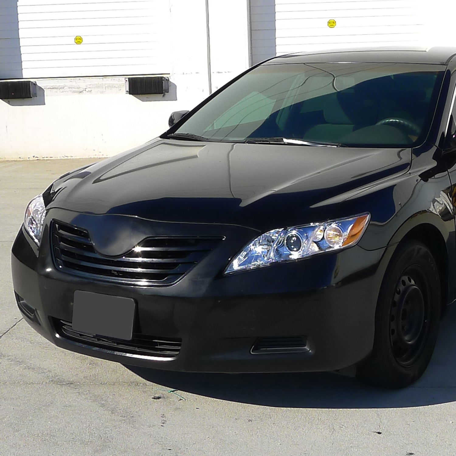 2007-2009 Toyota Camry Projector Headlights w/ Amber Reflectors Chrome/Clear