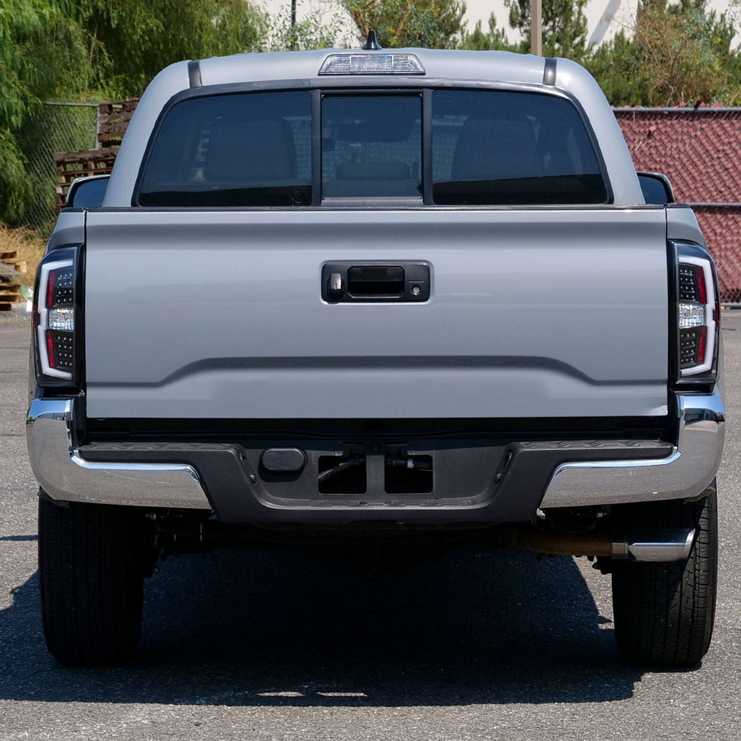 2016-2022 Toyota Tacoma LED Bar Tail Lights Matte Black Housing/Clear Lens