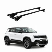 Roof Rack Cross Bars Luggage Carrier for Jeep Avenger 2023-2027 Black 2 Pieces