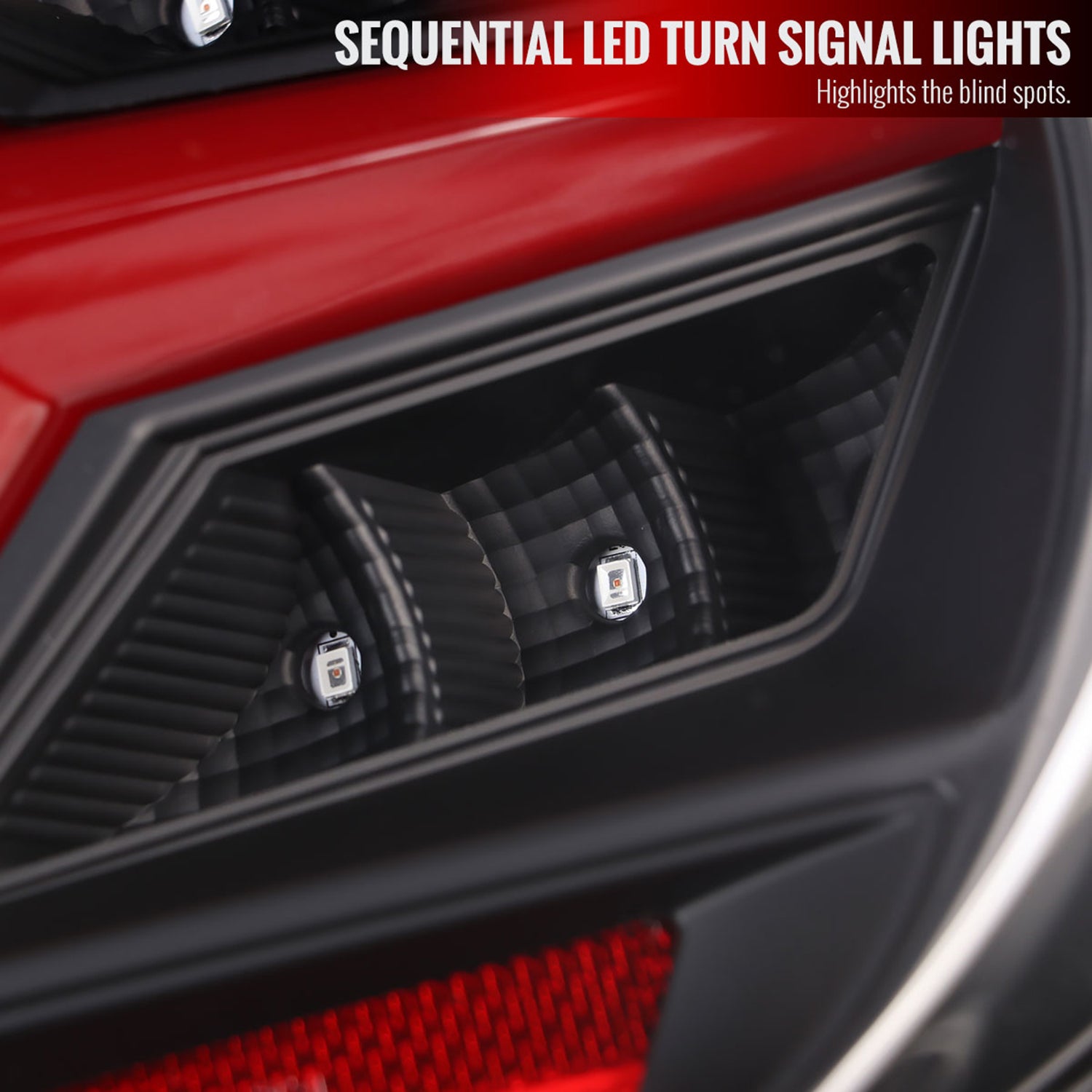 2013-2016 Scion FRS/ Subaru BRZ Lambo Sequential LED Tail Lights Black/Clear