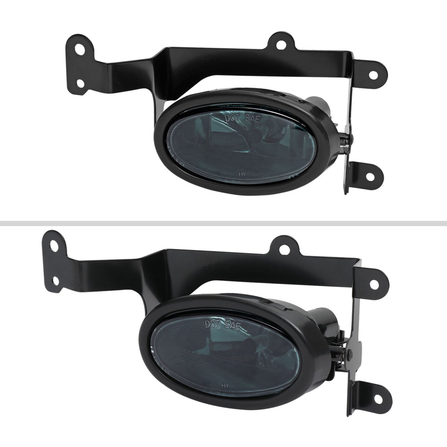 2006-2008 Honda Civic Coupe H11 Fog Lights Kit Chrome Housing/Smoke Lens