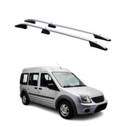 2010-2013 Ford Transit Connect Long Roof Rack Rails Side Rails Silver
