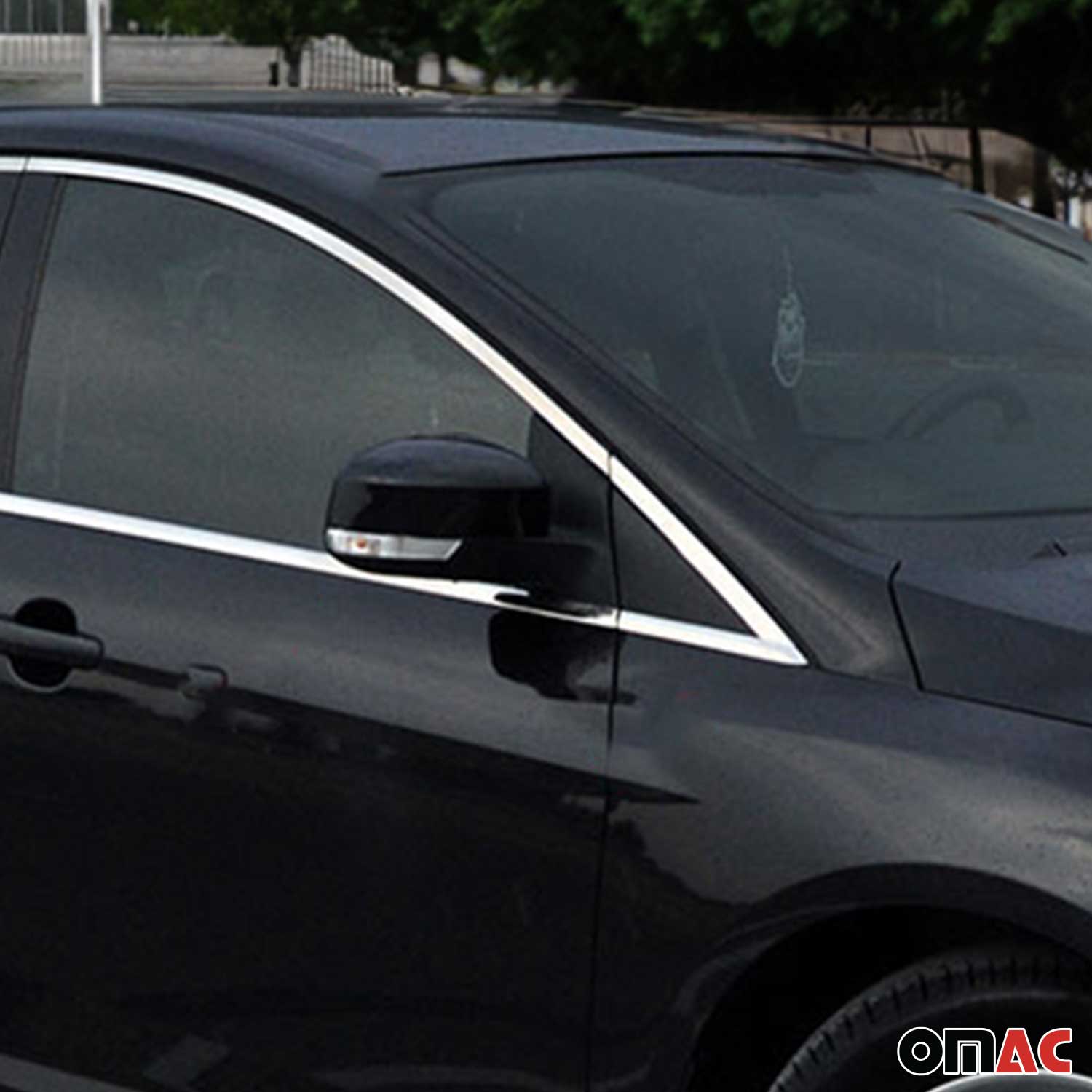 2012-2018 Ford Focus Hatchback Window Molding Trim Streamer Stainless Steel Silver 12x