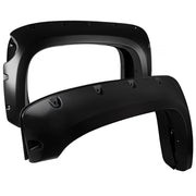 2007-2013 Chevy Silverado 1500 69.3" Fleetside Black Smooth Fender Flares