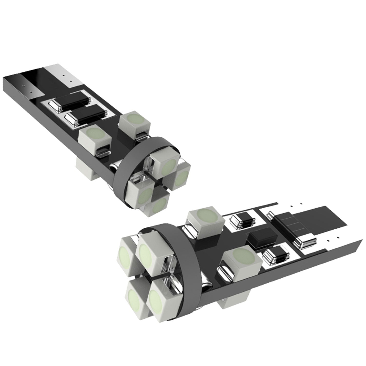 T10 8 SMD LED Bulb w/ Integrated Canbus - 2PC White