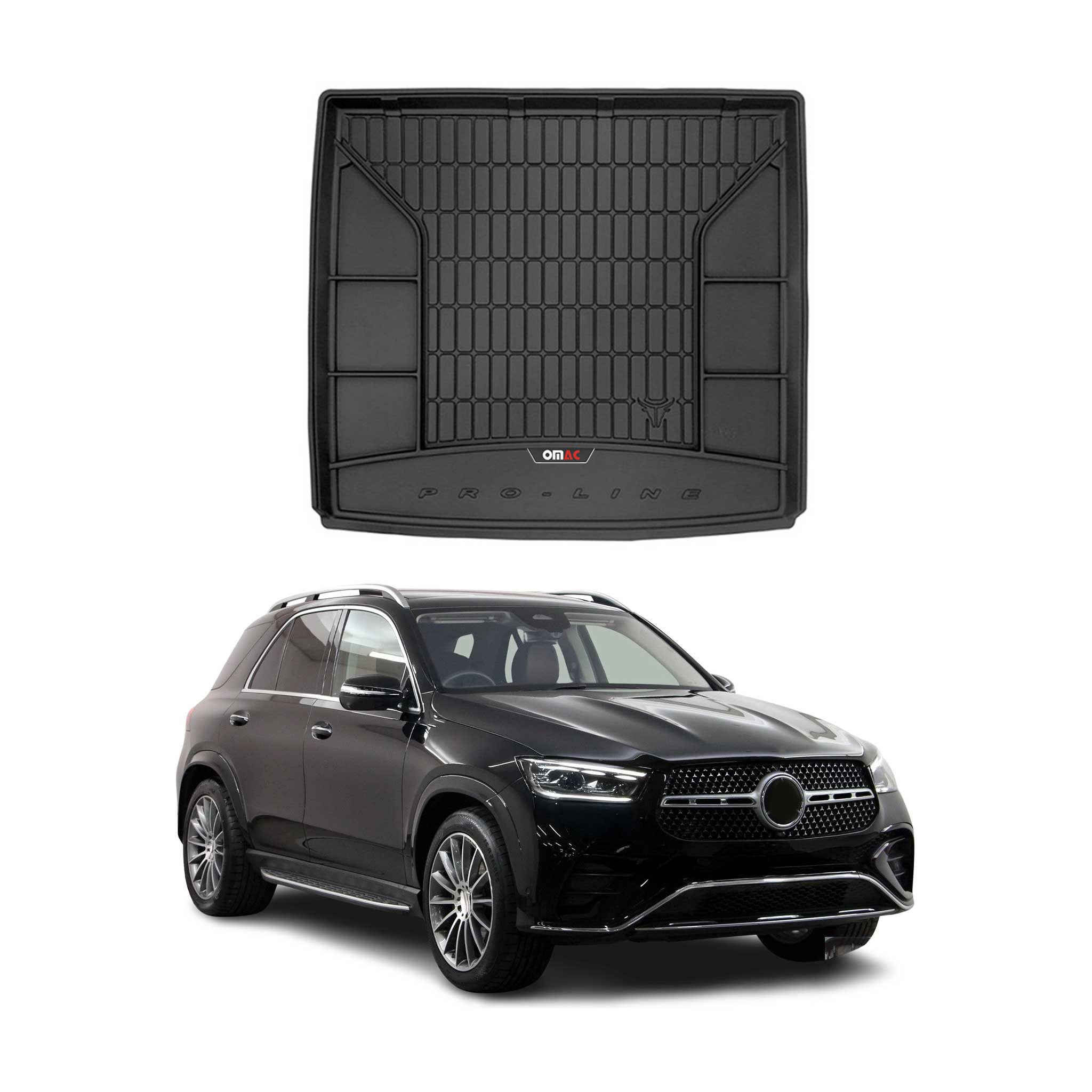 2020-2026 Mercedes GLE Class W167 Premium Cargo Liner Trunk Mat All Weather Heavy Duty Black