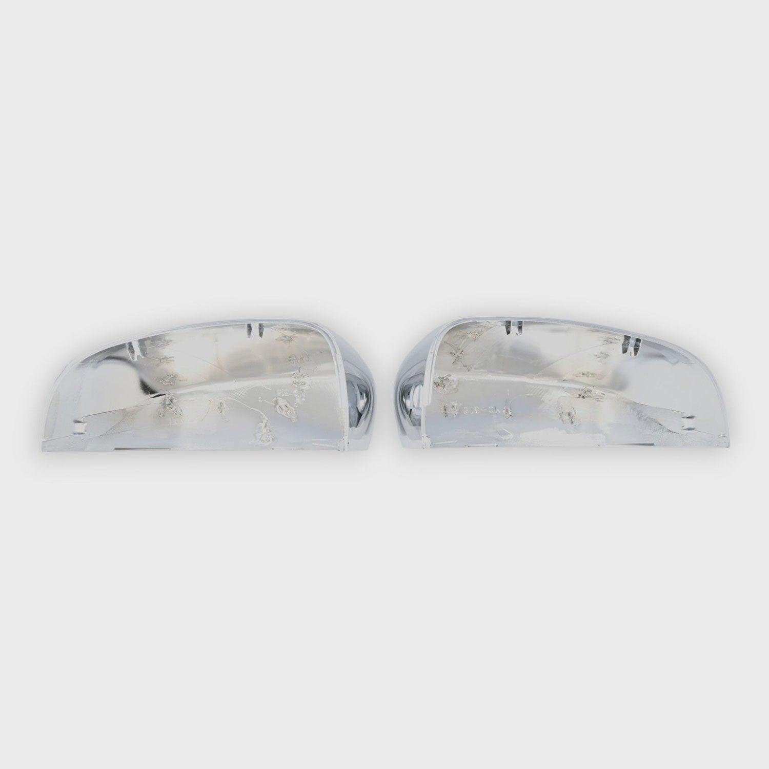2017-2025 Jeep Compass Mirror Cover Caps Chrome 2Pcs ABS Plastic