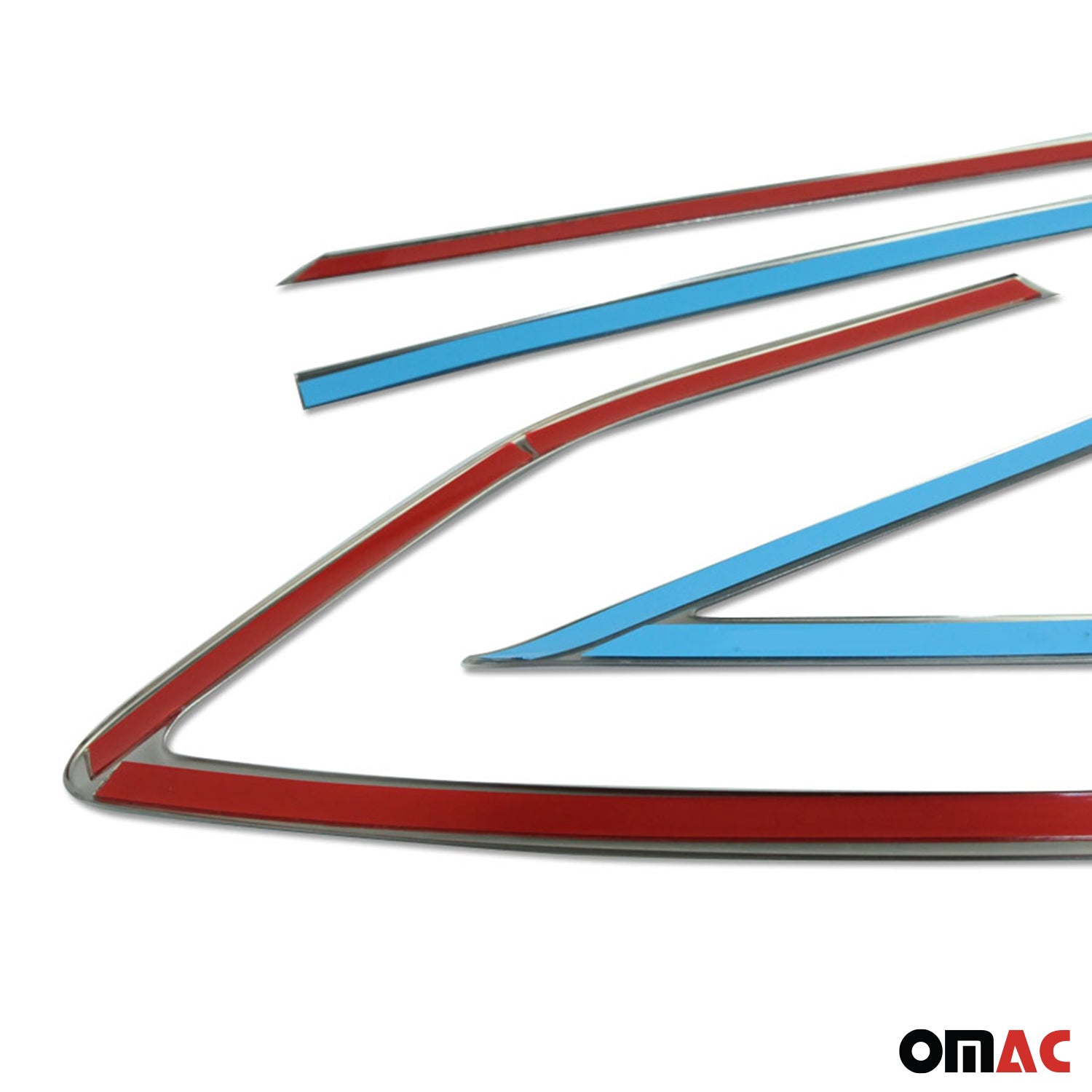 2012-2018 Ford Focus Hatchback Window Molding Trim Streamer Stainless Steel Silver 12x