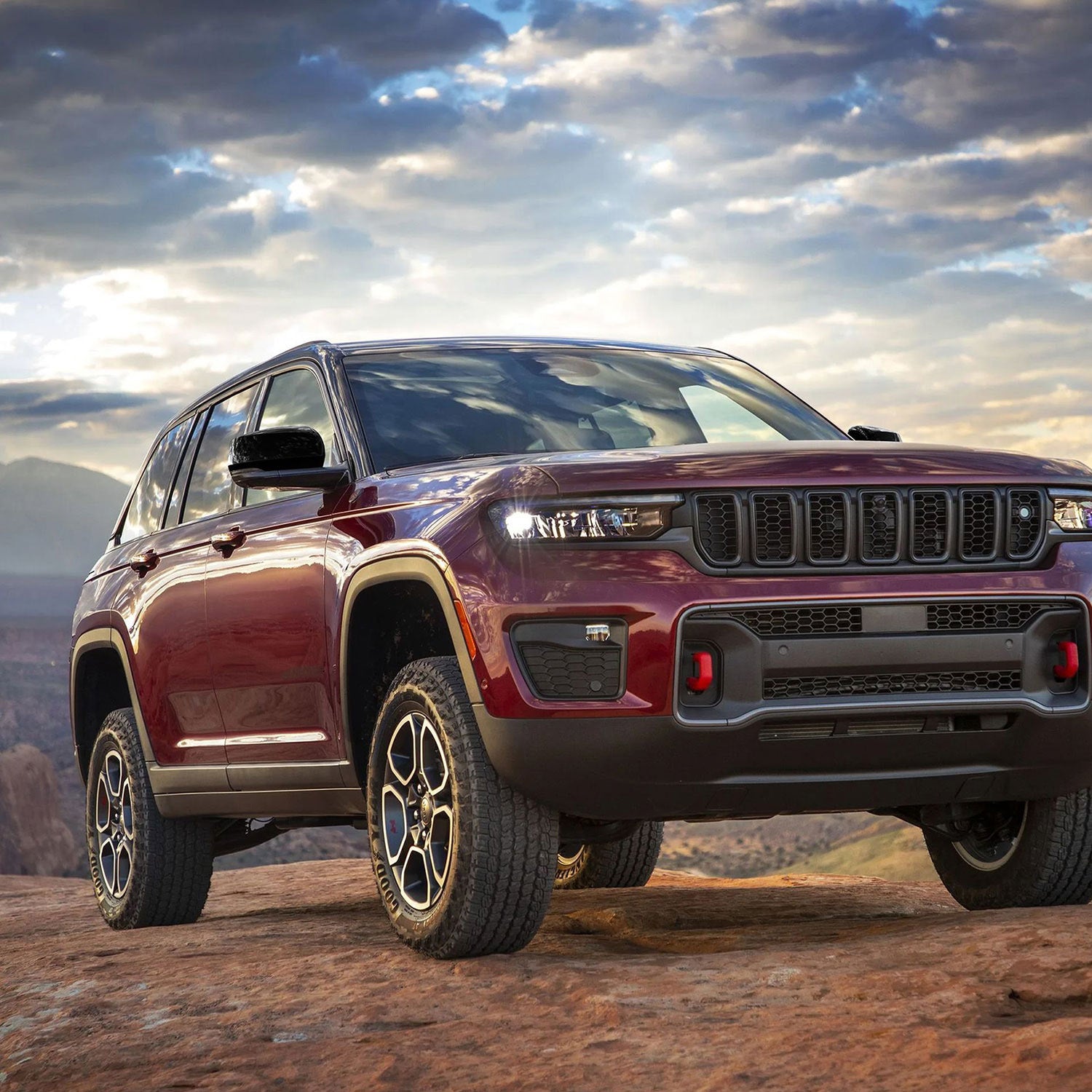 2021-2025 Jeep Grand Cherokee L Mirror Cover Caps Gloss Black 2Pcs ABS Plastic