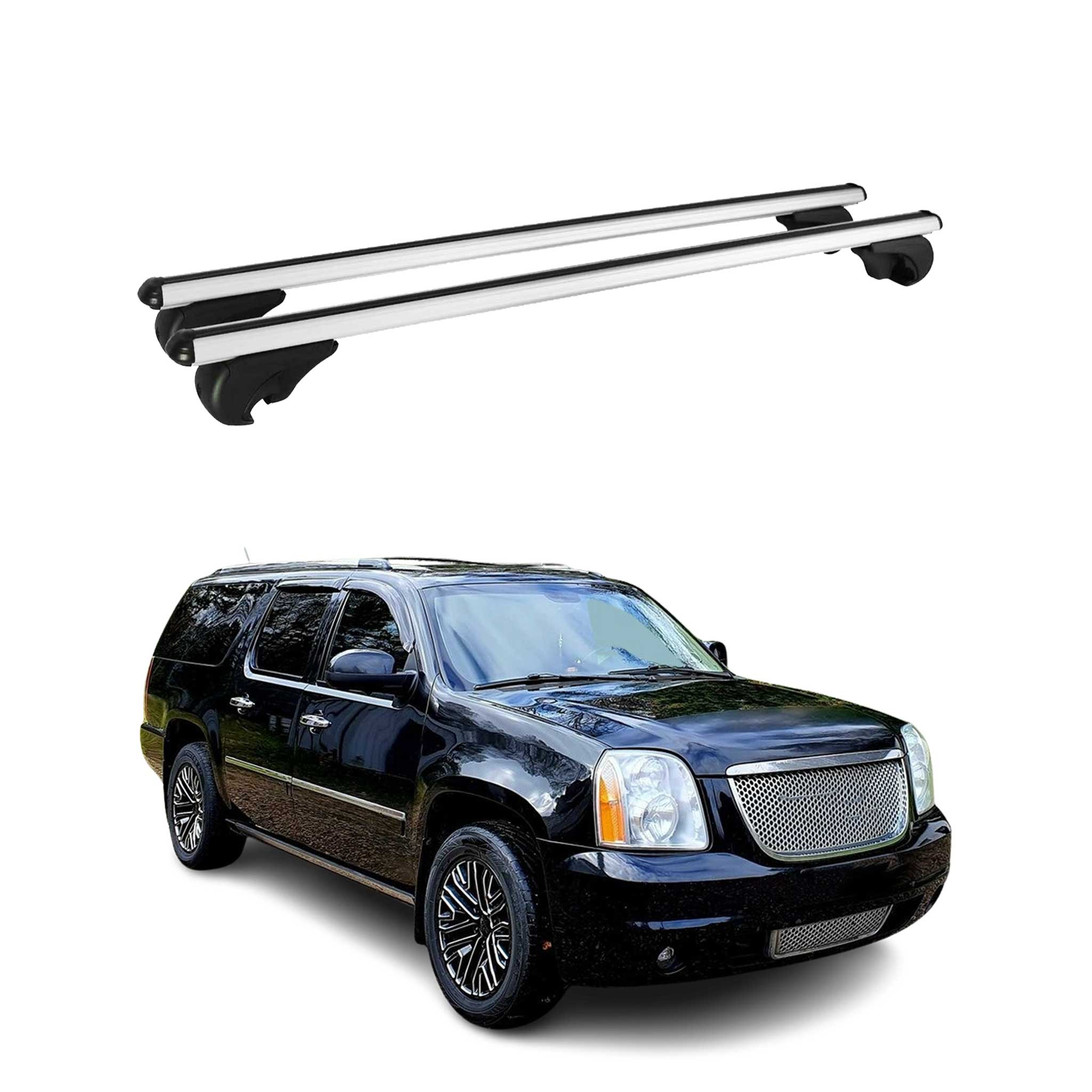 2000-2014 Chevrolet Tahoe Roof Rack Cross Bars Silver
