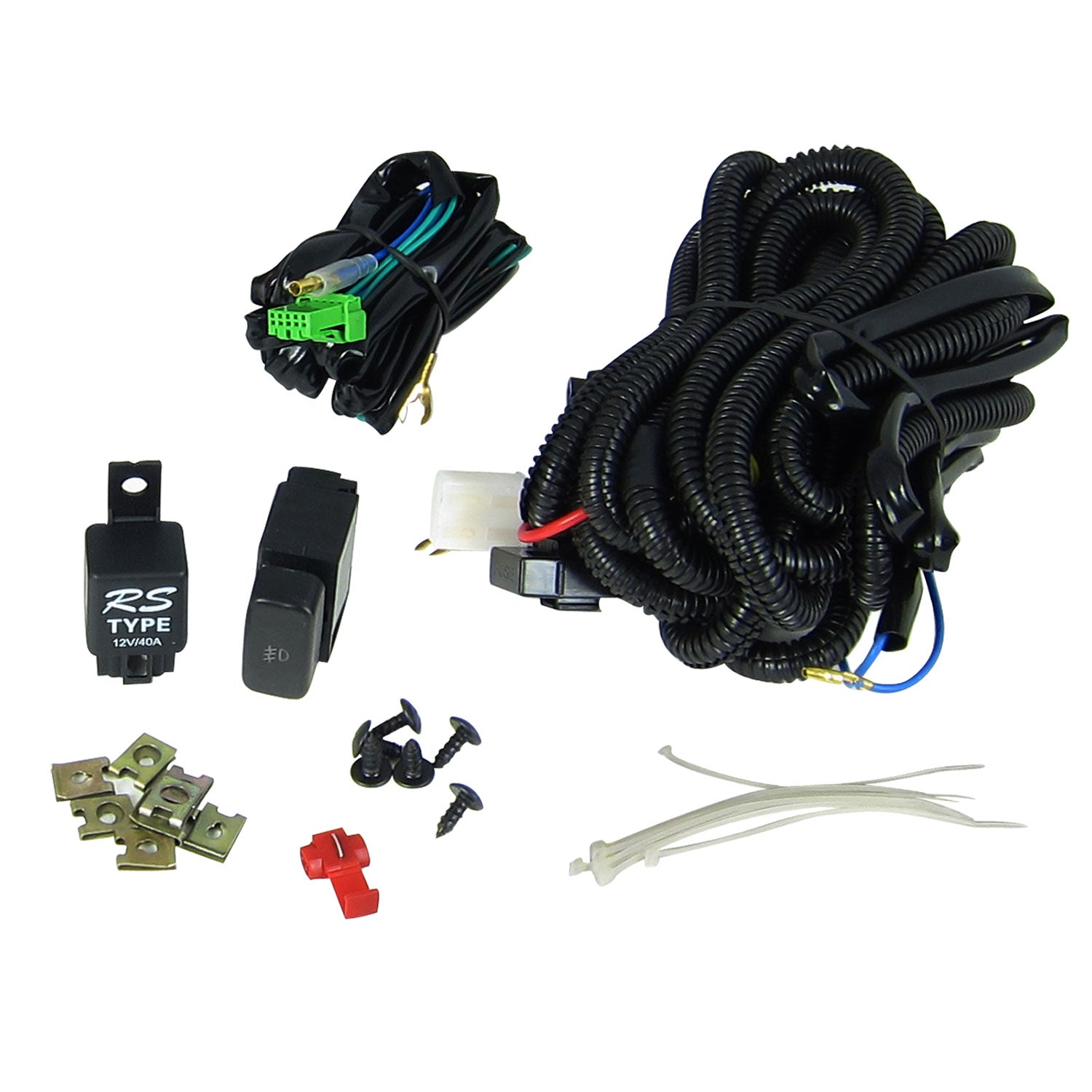 2008-2012 Mitsubishi Lancer H11 Fog Lights Kit Chrome Housing/Smoke Lens