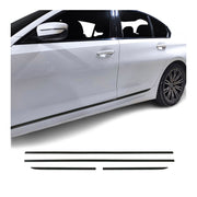 2005-2021 Nissan Frontier Side Door Molding Trim Skirt Garnish Black 4 Pcs