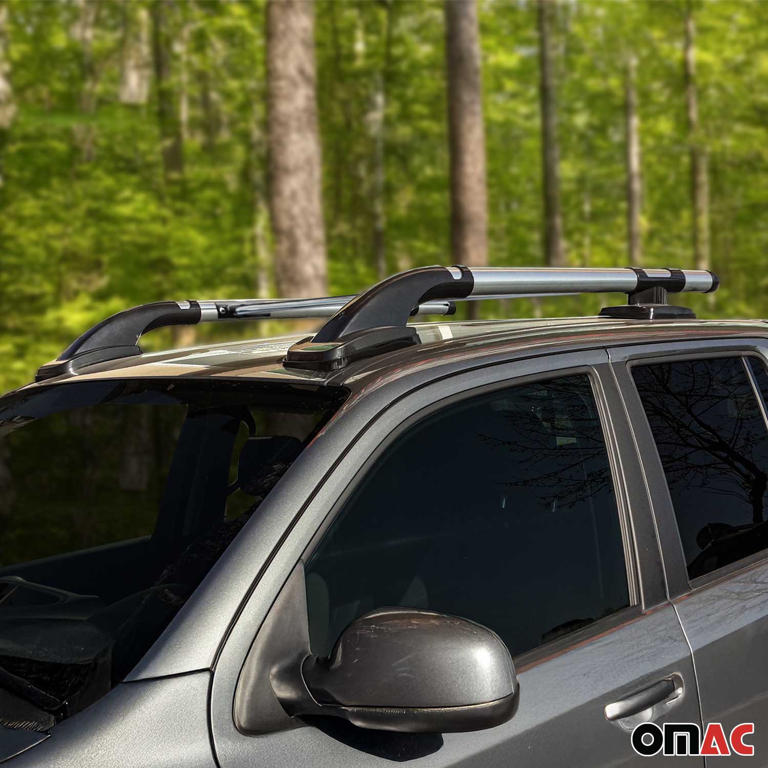 2019-2023 Ford Ranger Double Cab Roof Rack Rails Side Rails Silver