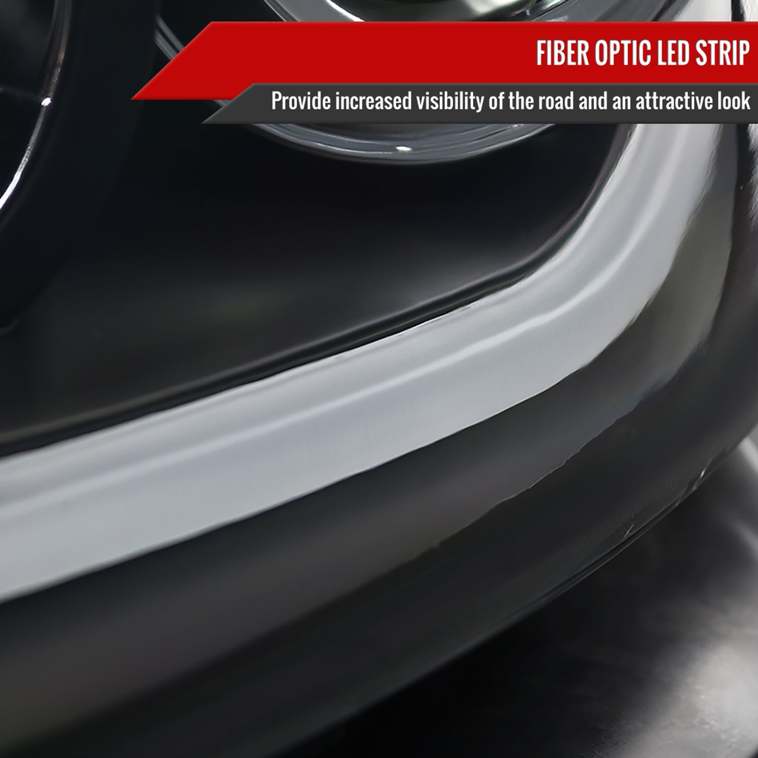 2008-2012 Chevy Malibu LS LT LTZ Hybrid LED Headlights LED Signal Lights Black