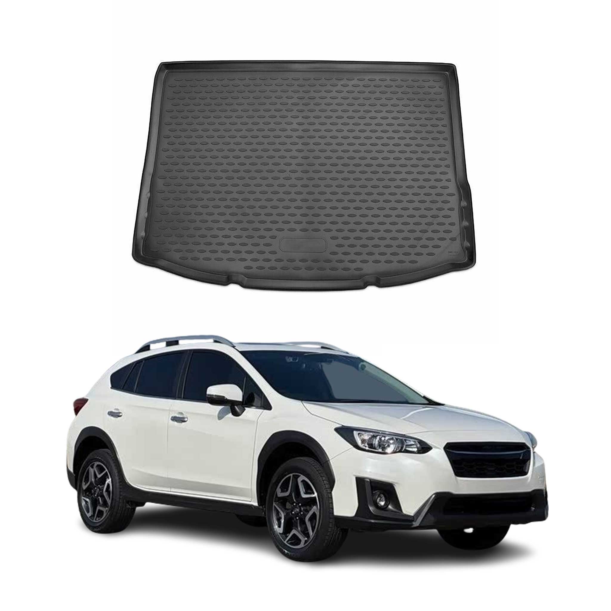 2018-2025 Subaru XV Crosstrek Cargo Liner Trunk Mat All Weather Black