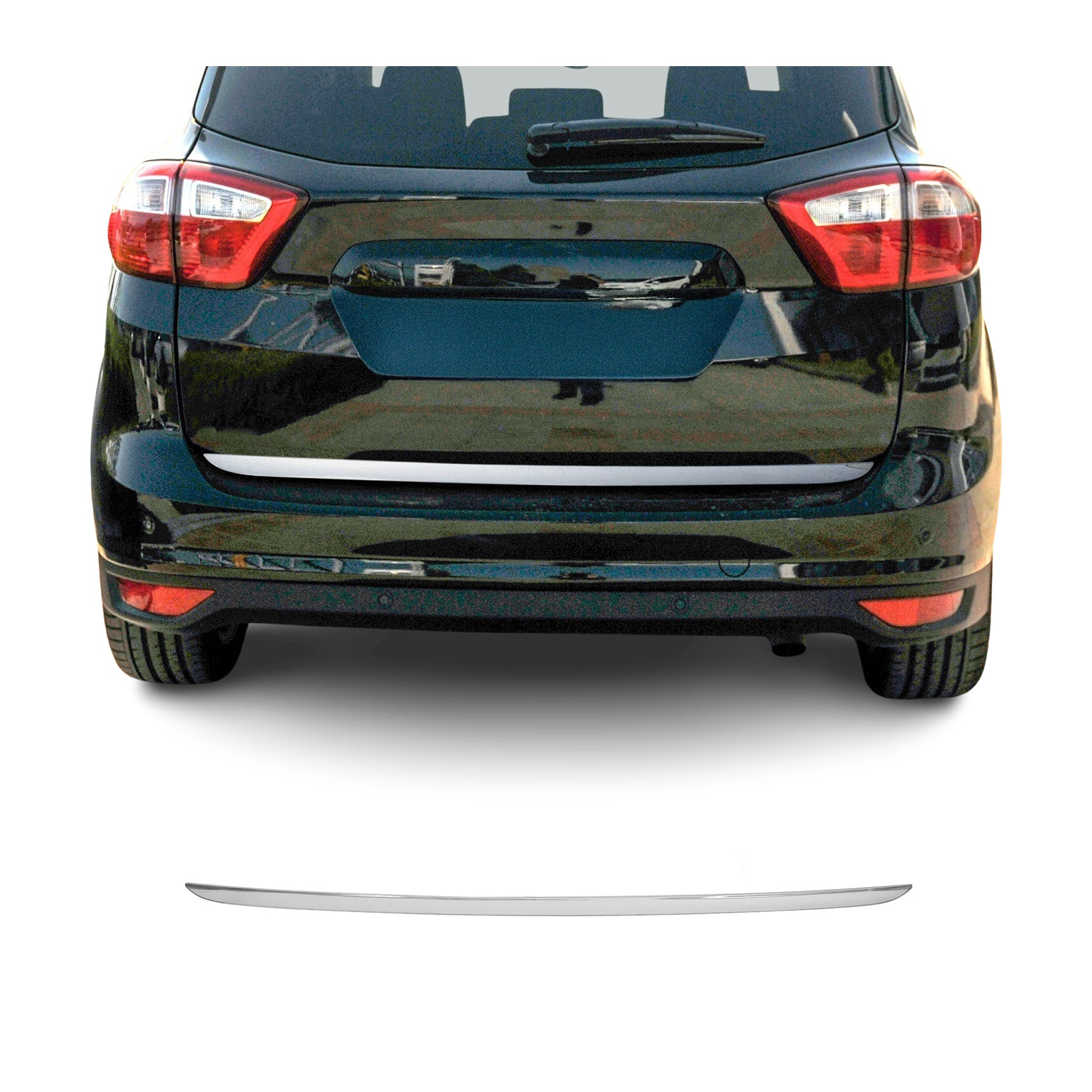 2013-2017 Ford C-Max Rear Trunk Molding Trim Stainless Steel Silver 1Pc
