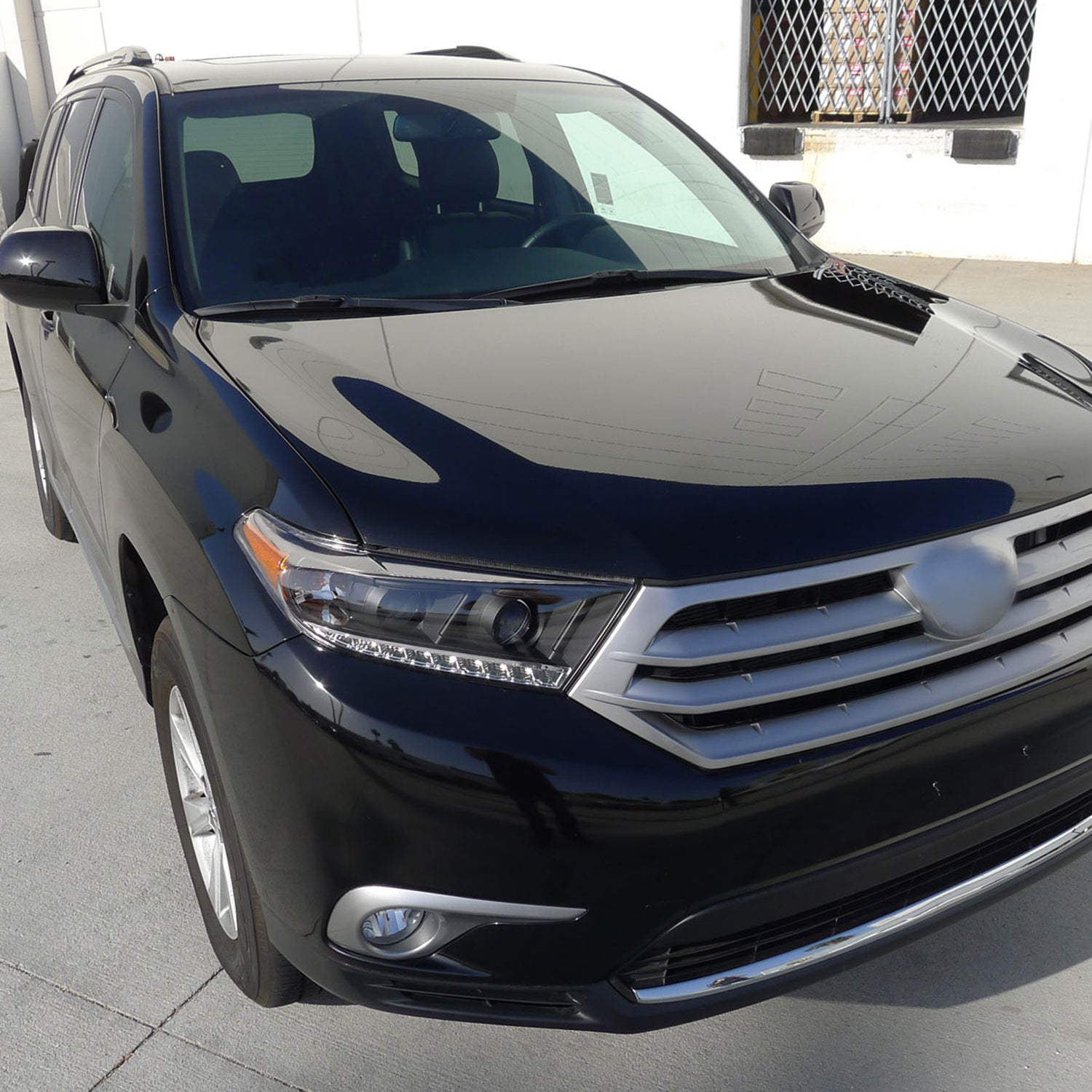 2011-2013 Toyota Highlander Projector Headlights SMD LED Light Strip Black