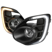 2016-2017 Mitsubishi Lancer H16 Fog Lights Kit LED Strip & Turn Signal Lights