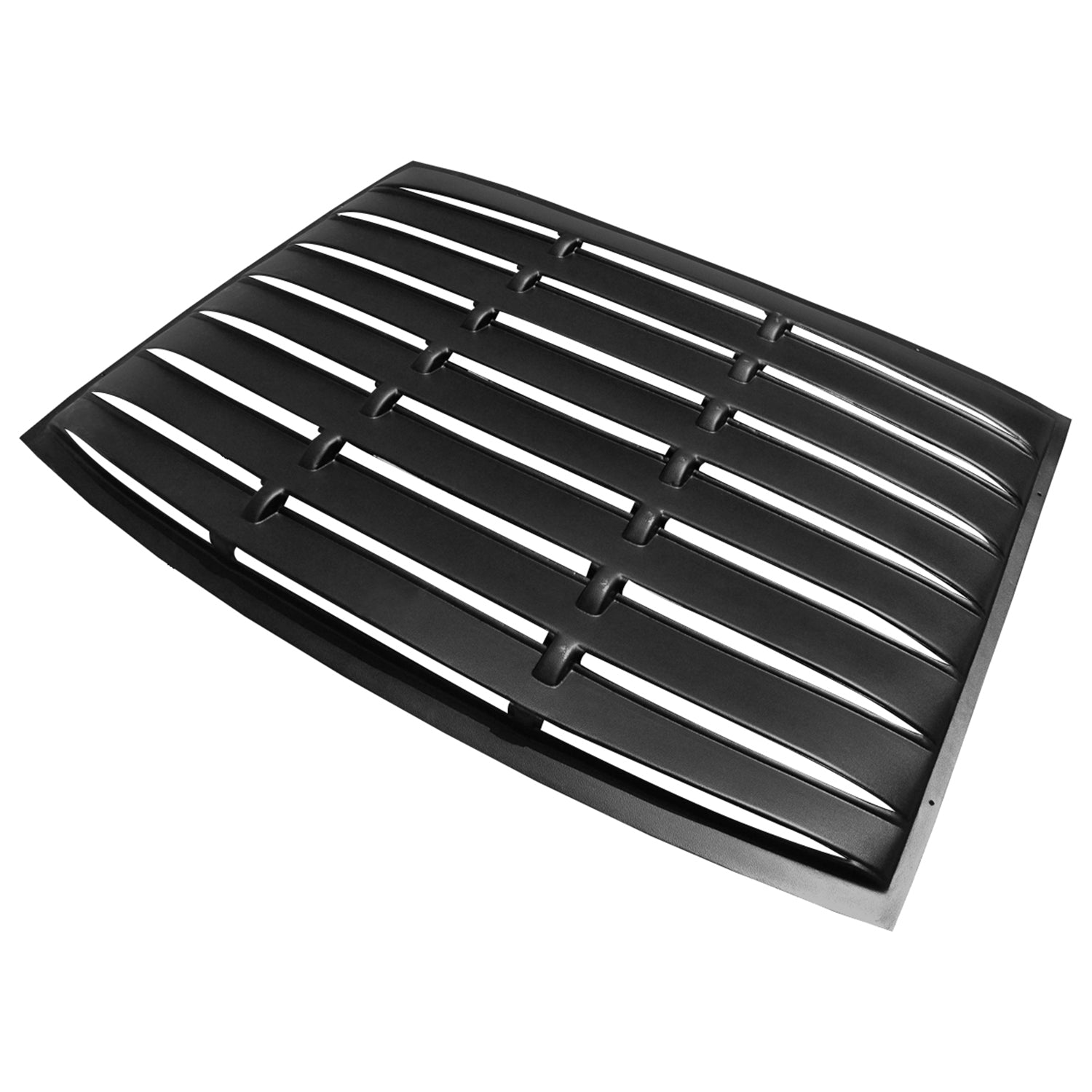 2005-2014 Ford Mustang Coupe Matt Black ABS Vintage Rear Window Louver